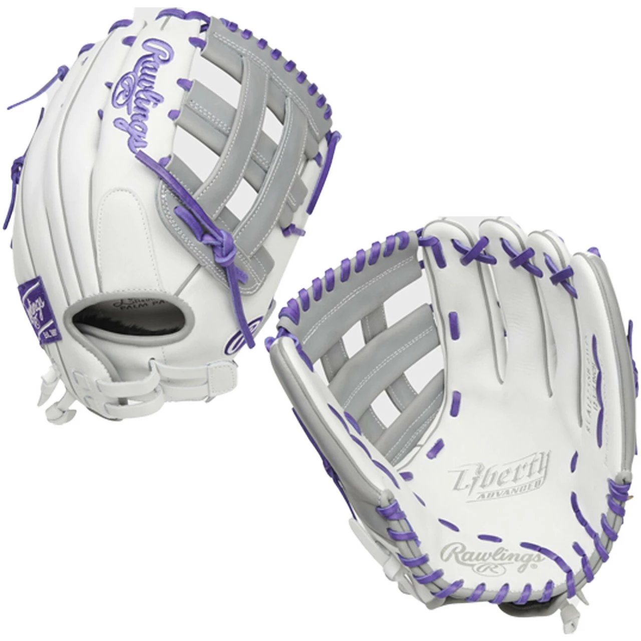 Rawlings Liberty Advanced CS Series 12.75” Fastpitch Softball Outfield Glove – Purple 3 Rawlings Liberty Advanced CS Series 12.75” Fastpitch Softball Outfield Glove – Purple
