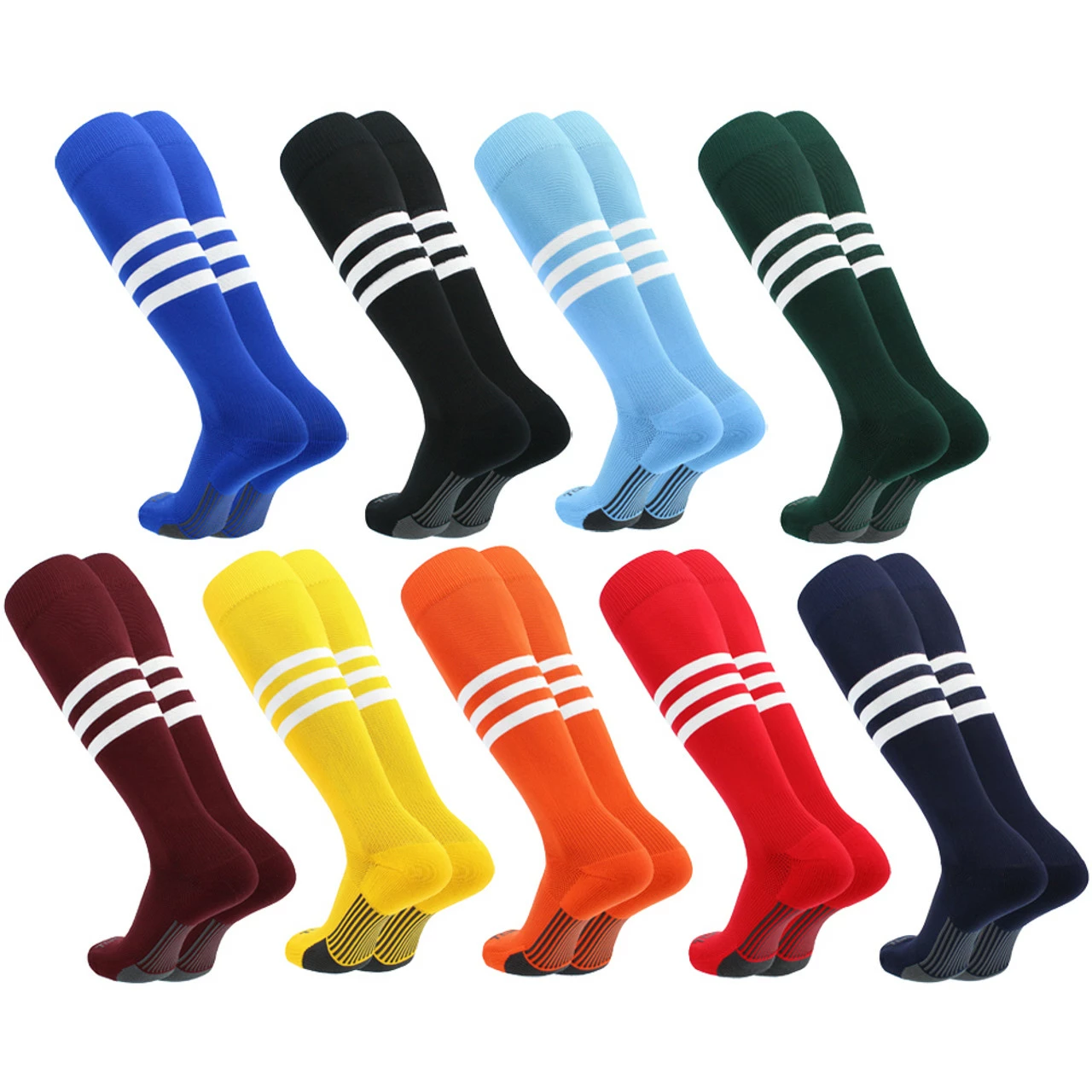 Twin City Socks Twin City Dugout Series Over The Calf Baseball Socks Style B 3 Twin City Socks Twin City Dugout Series Over The Calf Baseball Socks Style B