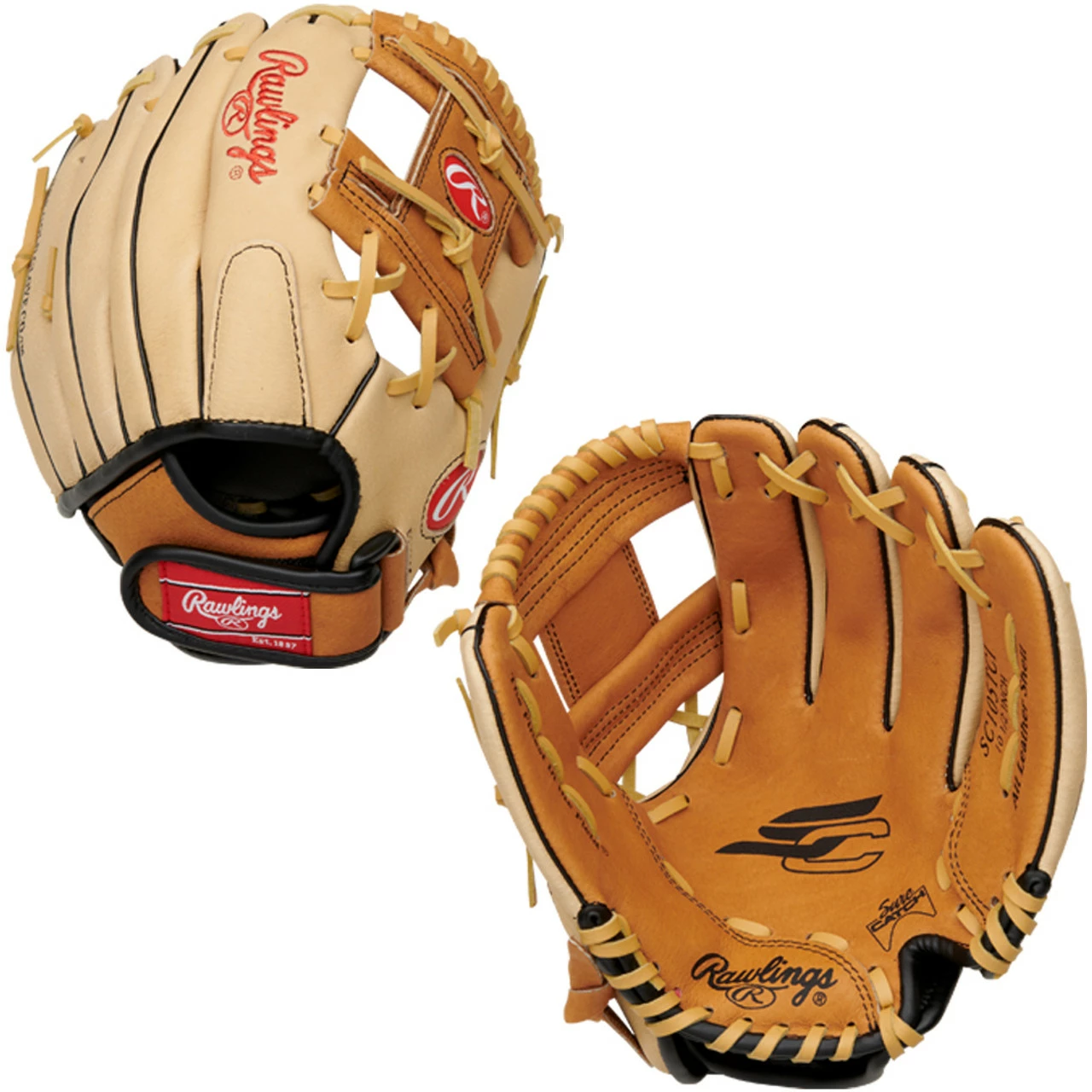 Rawlings Sure Catch 10.5" Youth Baseball Glove SC105TCI 3 Rawlings Sure Catch 10.5" Youth Baseball Glove SC105TCI