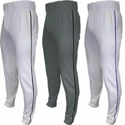 Marucci Adult Piped Tapered Double-Knit Baseball Pants MAPTTDKPIP