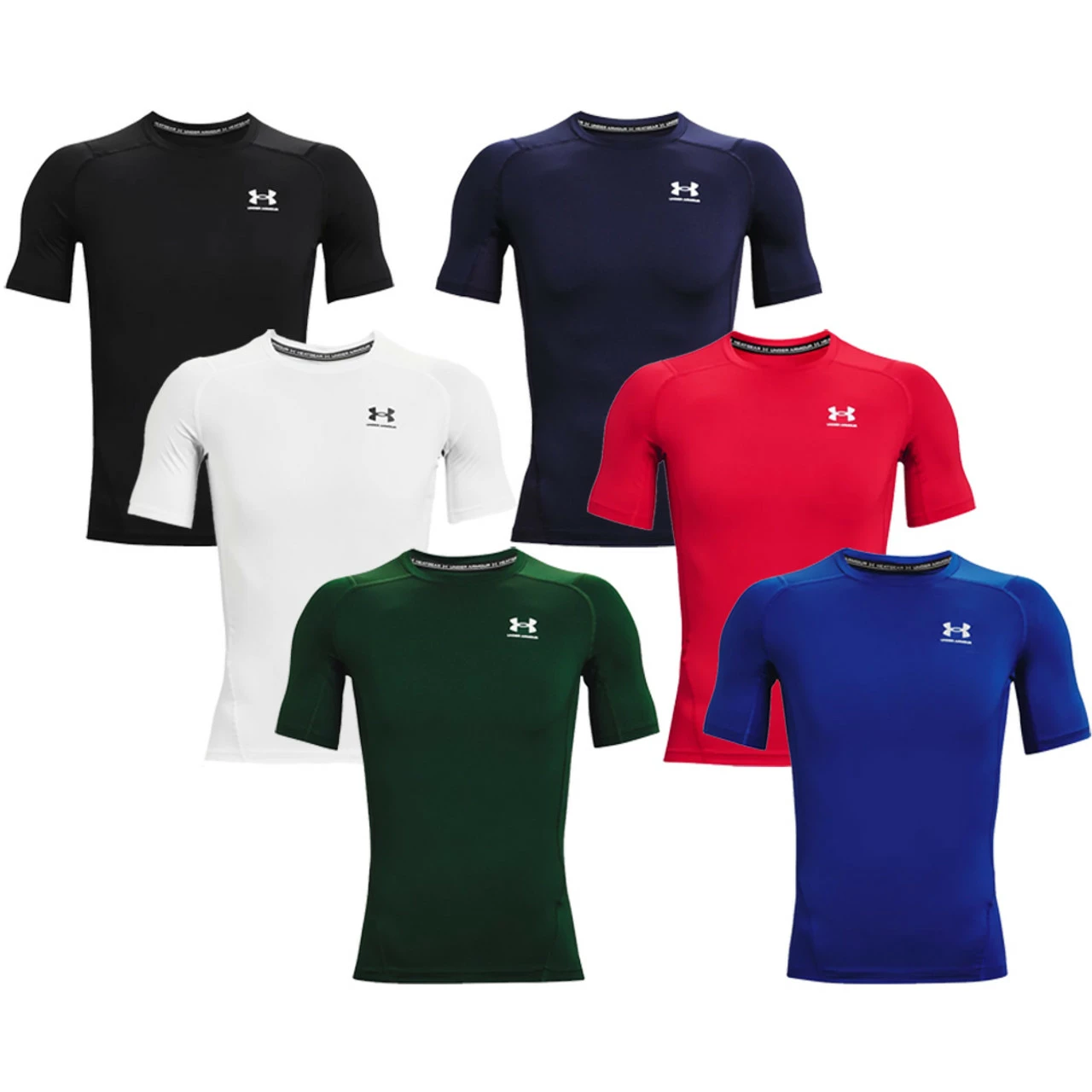 Under Armour HeatGear Men's Short Sleeve Baseball Compression Shirt 1361518 3 Under Armour HeatGear Men's Short Sleeve Baseball Compression Shirt 1361518