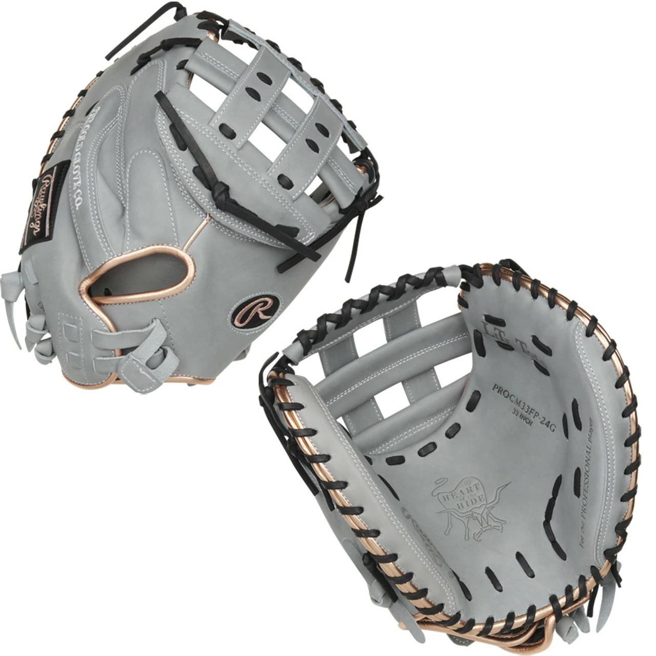 Rawlings Heart Of The Hide 33" Fastpitch Softball Catcher's Mitt PROCM33FP-24G 3 Rawlings Heart Of The Hide 33" Fastpitch Softball Catcher's Mitt PROCM33FP-24G