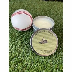Bases Loaded Baseball Scents 4OZ Fresh Cut Grass Candle