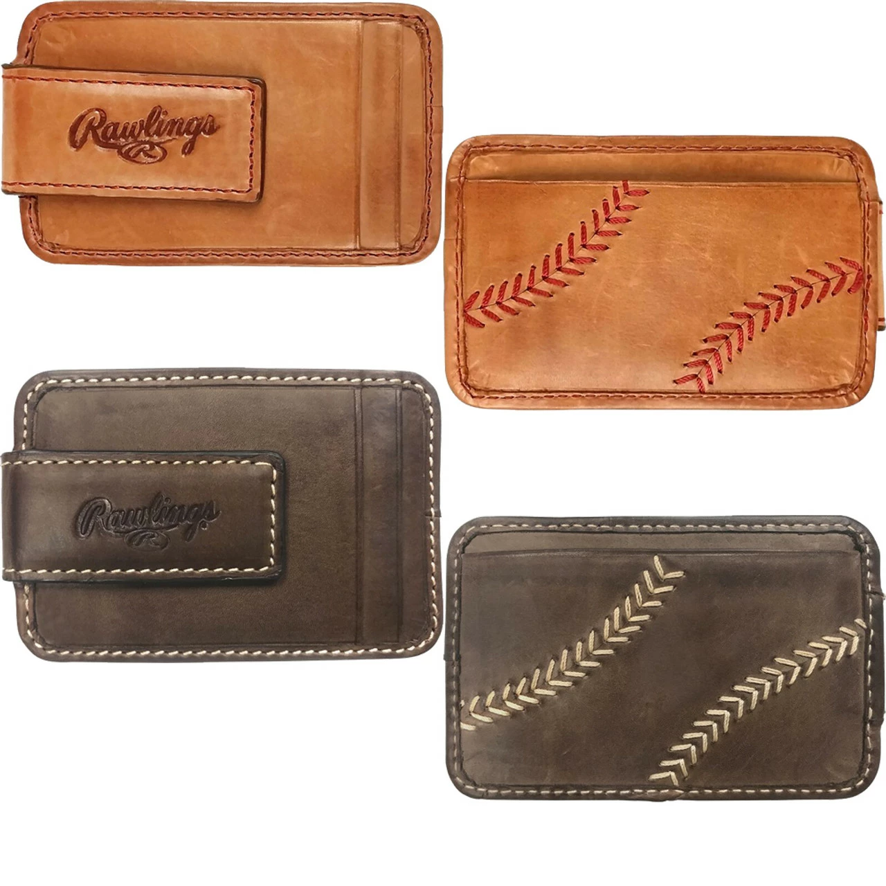 Rawlings Baseball Stitch Money Clip MW494 3 Rawlings Baseball Stitch Money Clip MW494