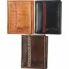 Rawlings Baseball Stitch Tri-Fold Wallet -Baseball Eouipment Shop Trifold Cover with Black Brown and Tan 73434.1638209514