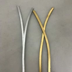 Bases Loaded Gold & Silver Foil Baseball Glove Lace