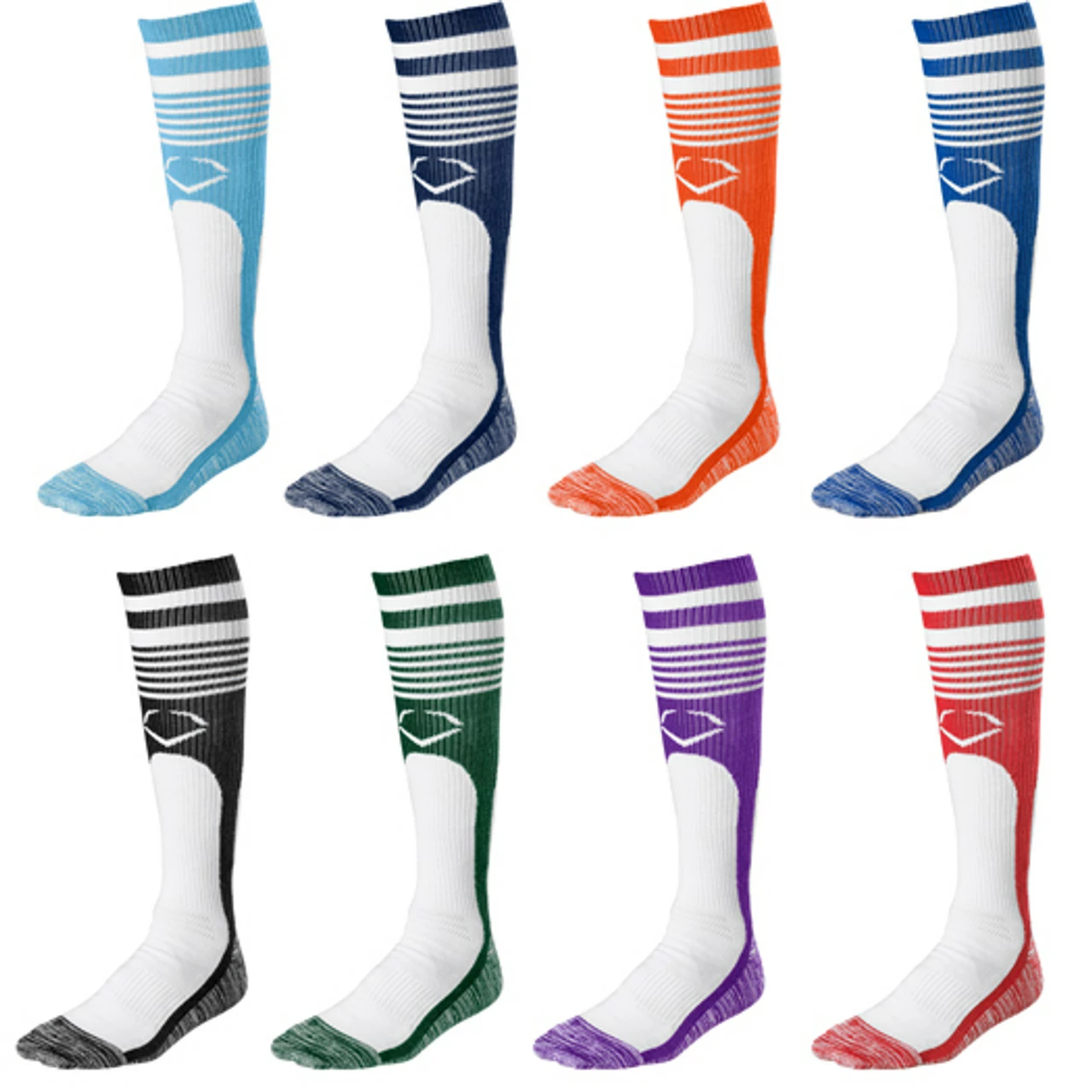 Evoshield Baseball Throwback Game Socks - Striped Baseball Socks WTV4448 3 Evoshield Baseball Throwback Game Socks - Striped Baseball Socks WTV4448