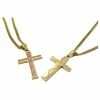 Hall Of Fame Jewelry HOF Jewelry Bat Wood Inlay Gold Cross Pendant Necklace -Baseball Eouipment Shop hof jewelry bat wood inlay gold cross pendant necklace 39 56479.1569694773