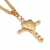 Hall Of Fame Jewelry HOF Jewelry Golden Baseball Cross With Home Plate Pendant Necklace -Baseball Eouipment Shop hof jewelry golden baseball cross with home plate pendant necklace 18 28053.1569703134