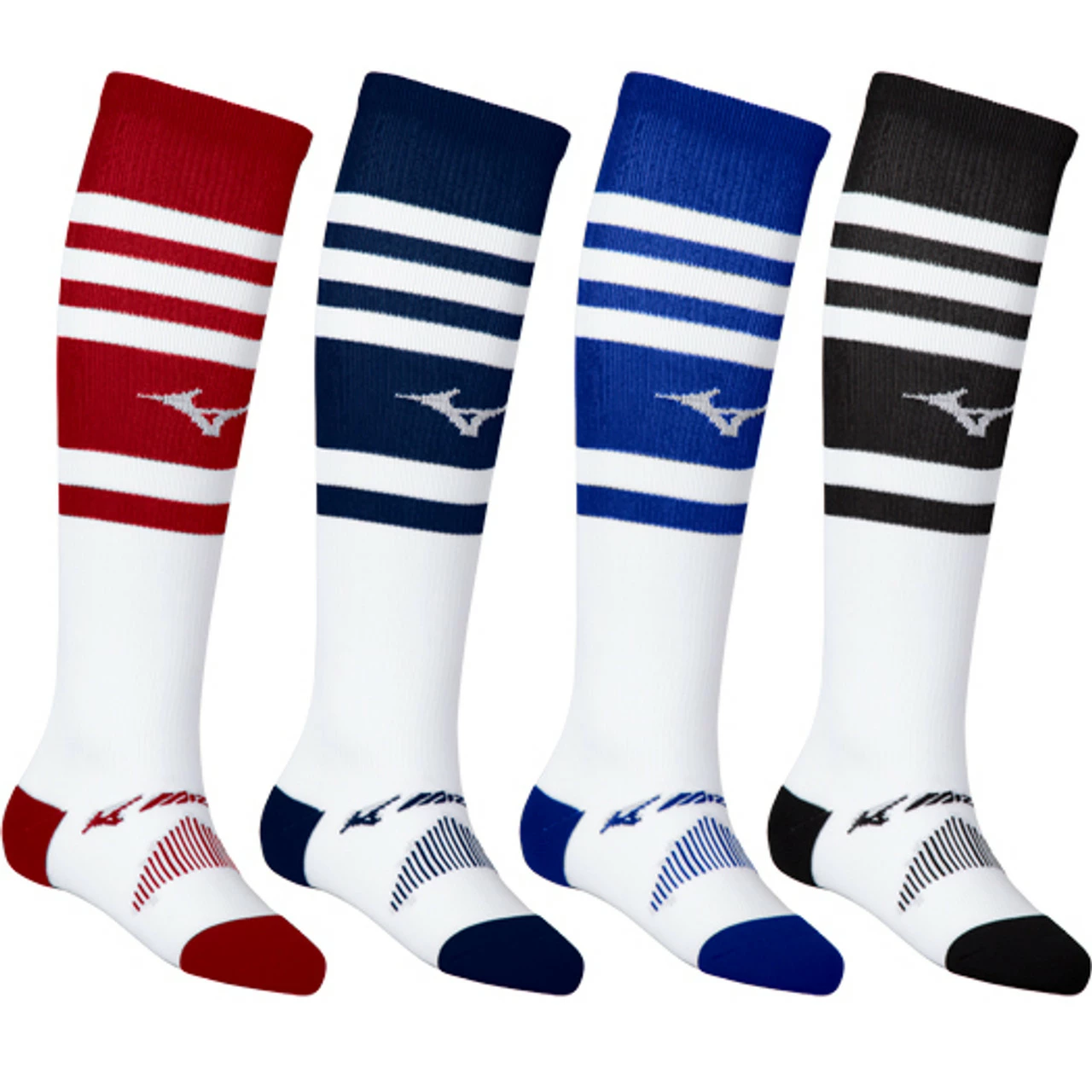 Mizuno Performance Retro Striped Baseball Sock 370268 3 Mizuno Performance Retro Striped Baseball Sock 370268