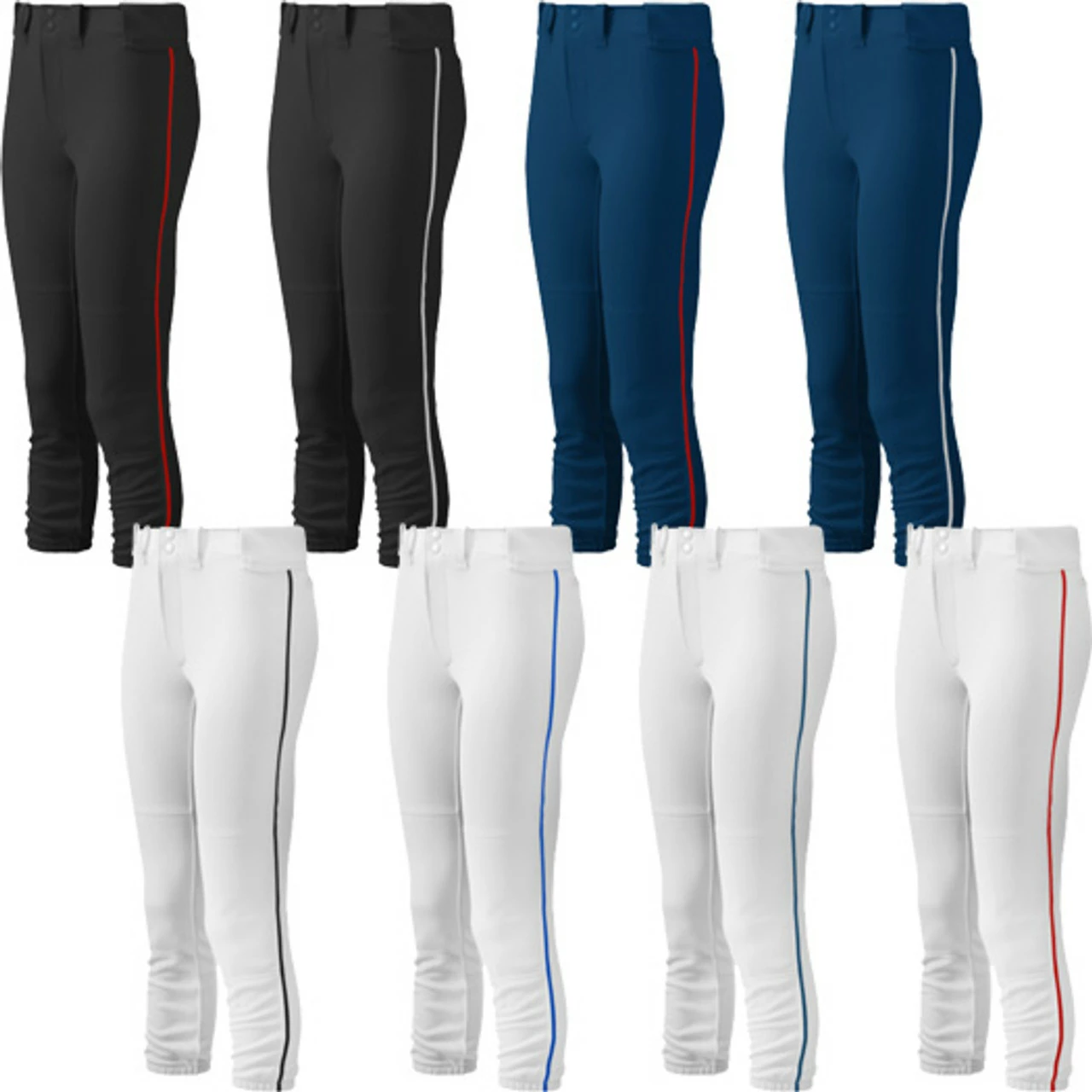 Mizuno Belted Piped Women's Fastpitch Softball Pant 350314 3 Mizuno Belted Piped Women's Fastpitch Softball Pant 350314