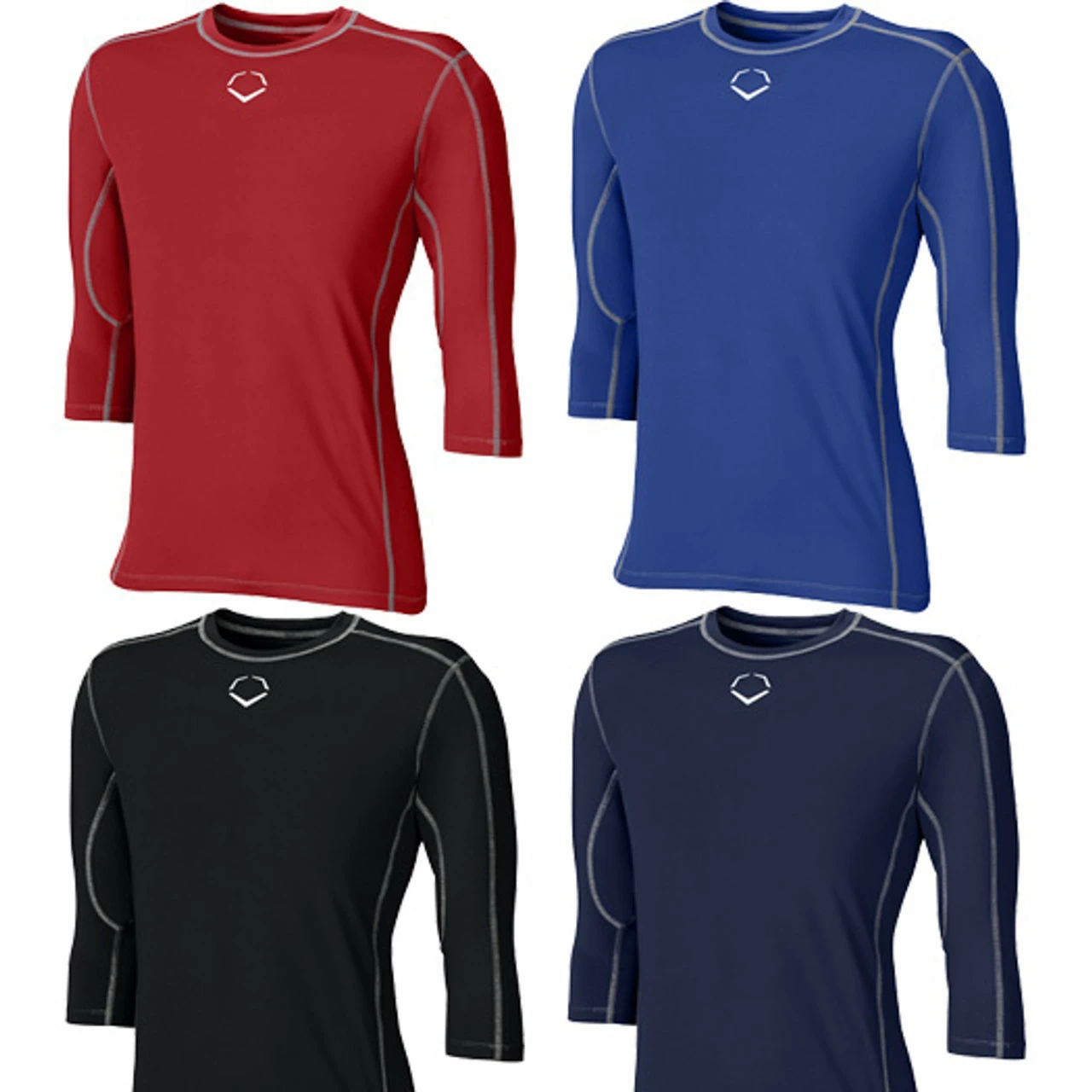 Youth Evoshield Pro Team Mid Sleeve Baseball Compression Shirt WTV2005 3 Youth Evoshield Pro Team Mid Sleeve Baseball Compression Shirt WTV2005